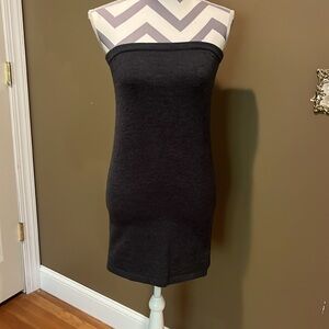 Gray sweater dress or skirt multiple use size medium